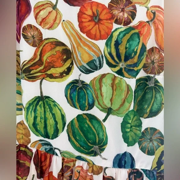 ModCloth Pumpkin Gourd Dress-Size L - Picture 5 of 10